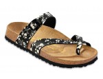Tabora Flower Black White