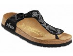 Gizeh Flowers Stitch Black